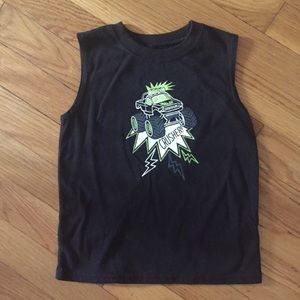 Toddler boy Sleeveless monster truck shirt